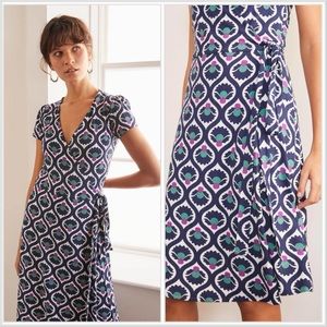 NWOT Boden Summer Wrap Dress in Bramble Bud Sz 2P Petite